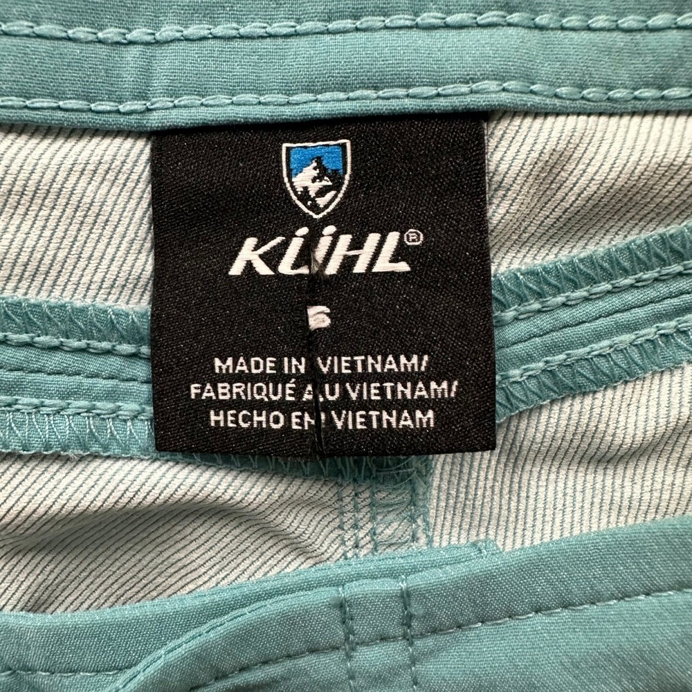 Kuhl Shorts Womens Size 6 Teal Blue Hiking Outdoor Lightweight Active Utility - Picture 6 of 8